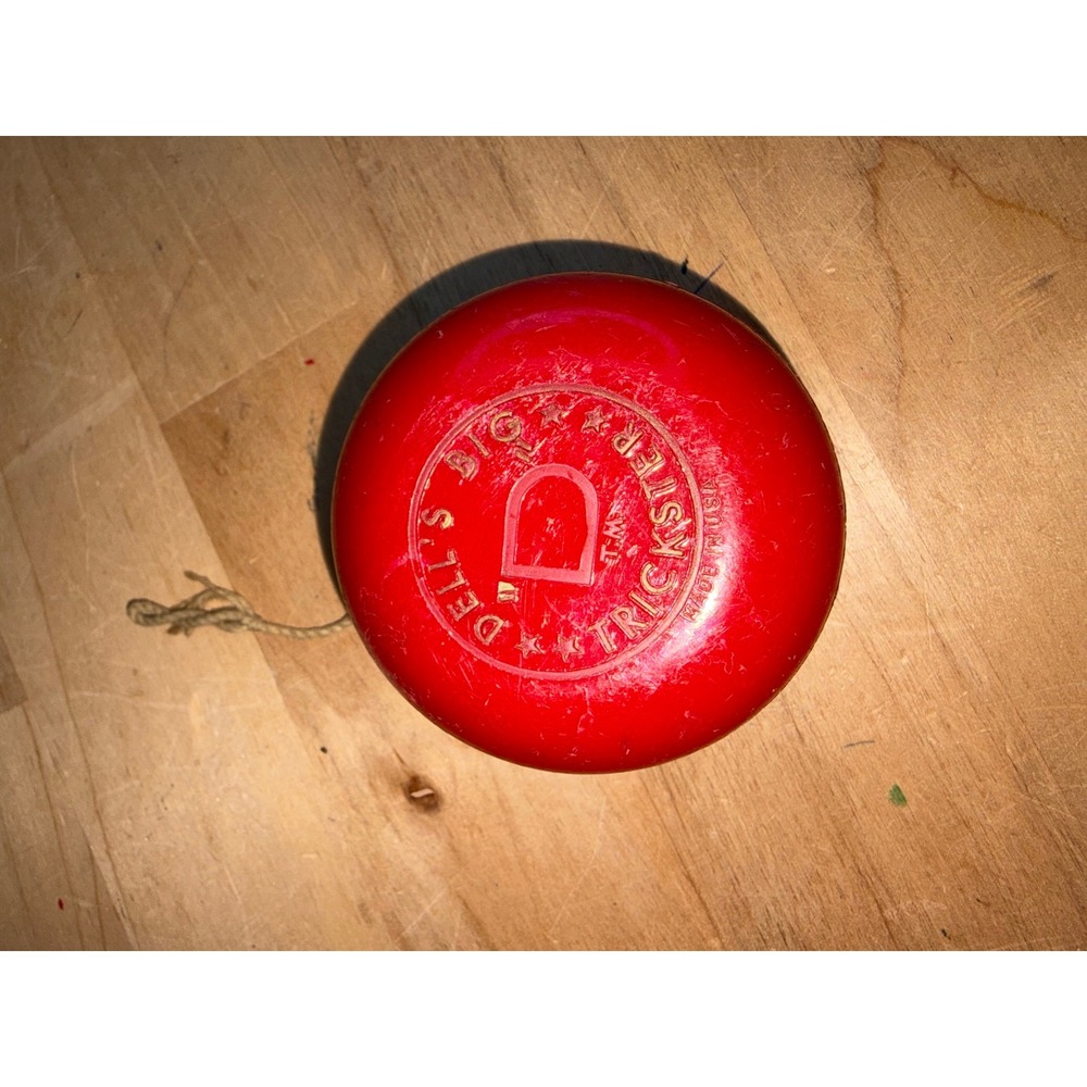 Vintage Dell's Big D Trickster Yo-Yo Red and Blue Made in USA